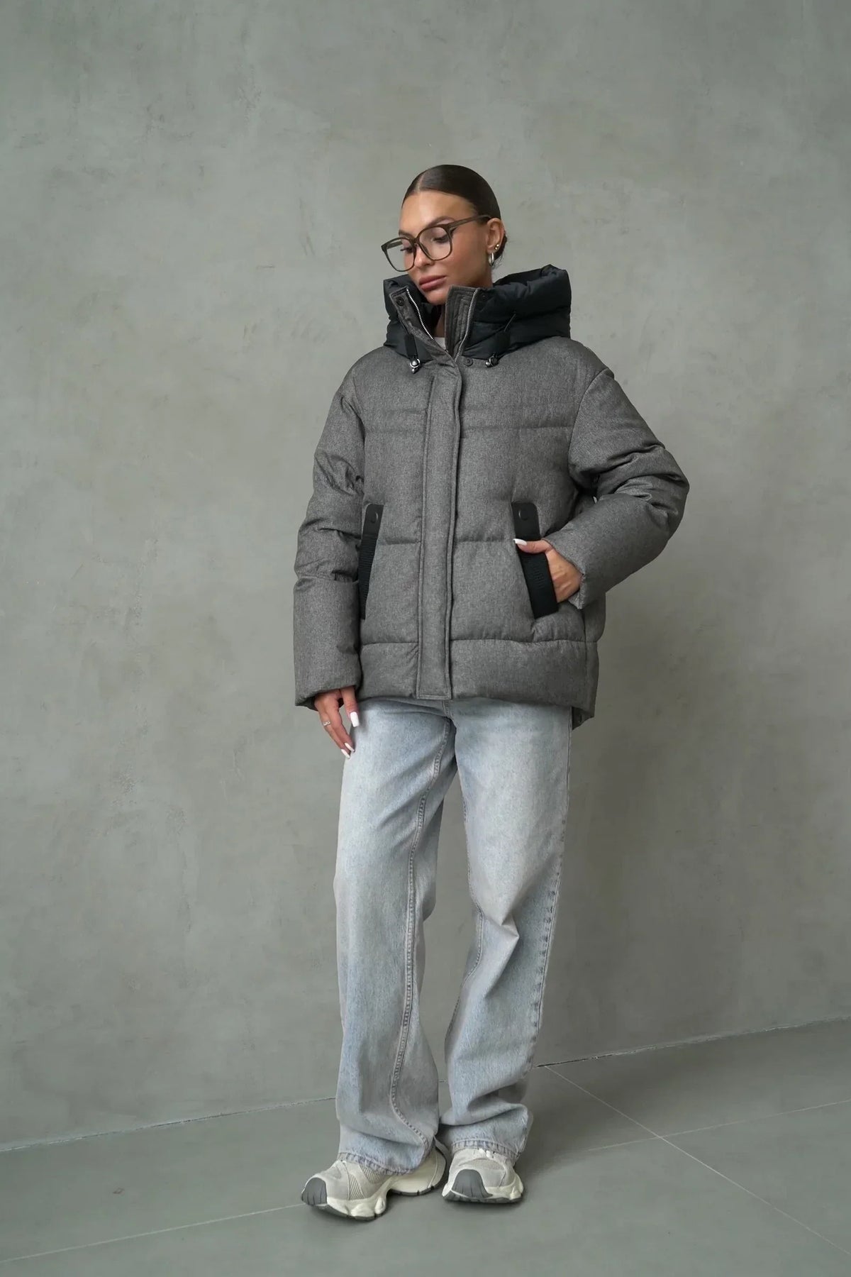 Metropolitan Wool-Effect Down Fill Jacket