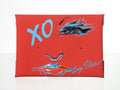 Watermelon Epsom Pochette with Hand-Painted Art