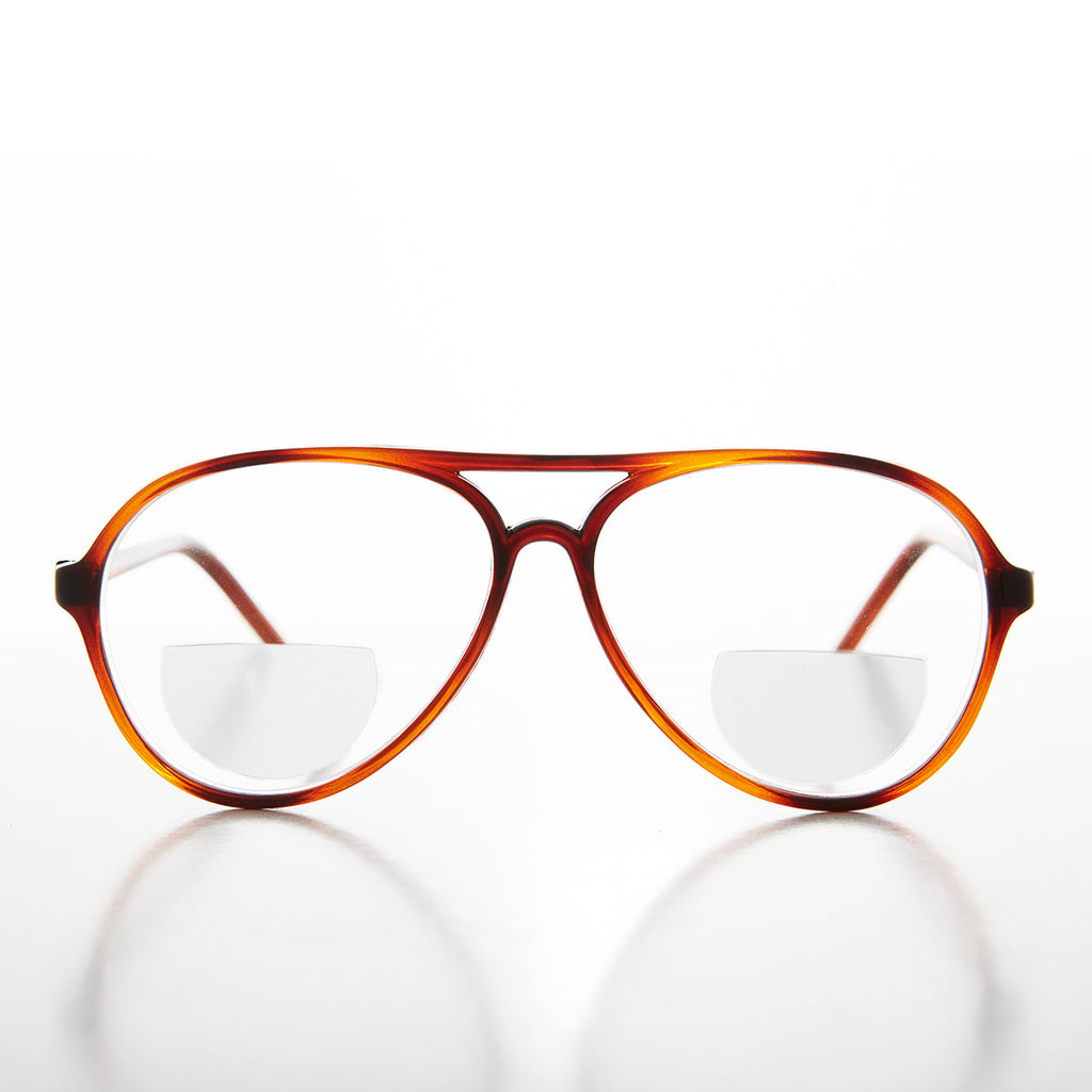 Simple Bifocal Aviator Reading Glasses - Duece