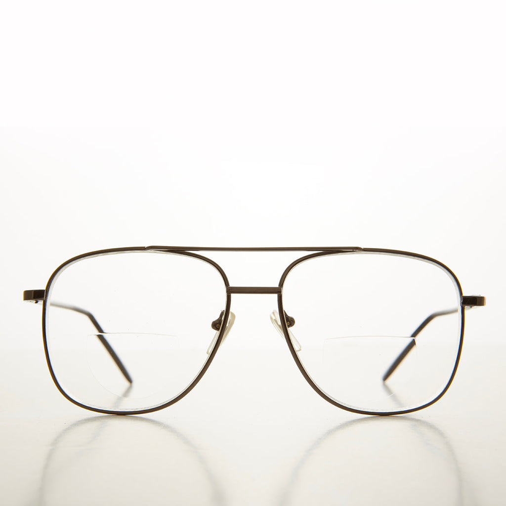 Square Bifocal Aviator Glasses - Dunham