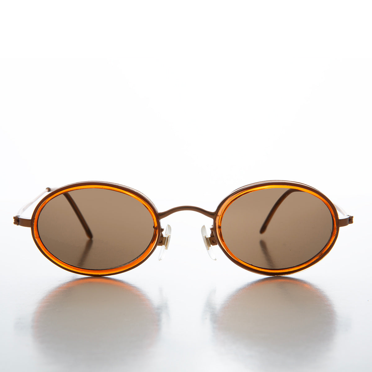 Small Delicate Oval Vintage Sunglasses - Dwyer