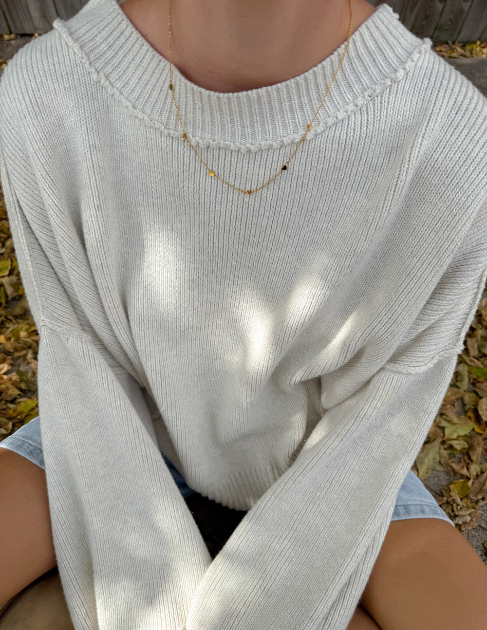 Dainty Heart Link Necklace