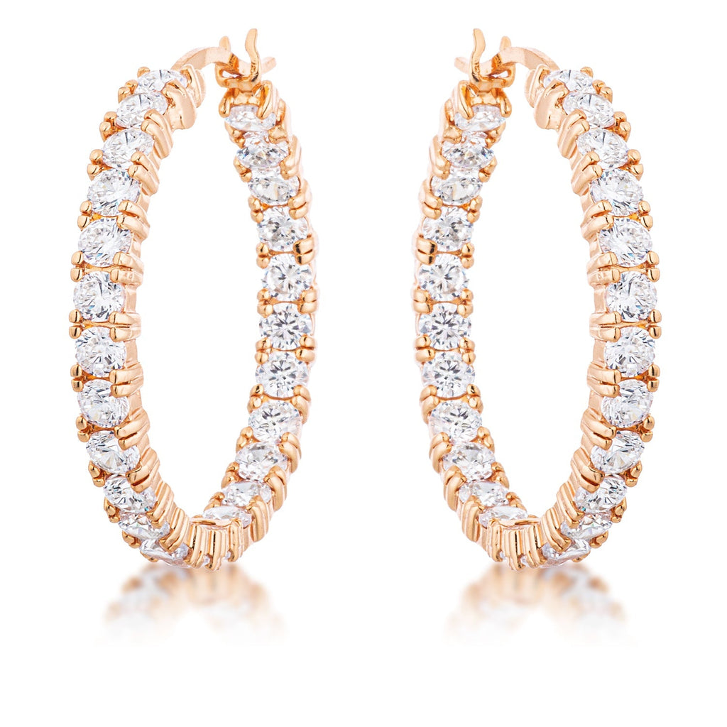 CZ Hoop Earrings