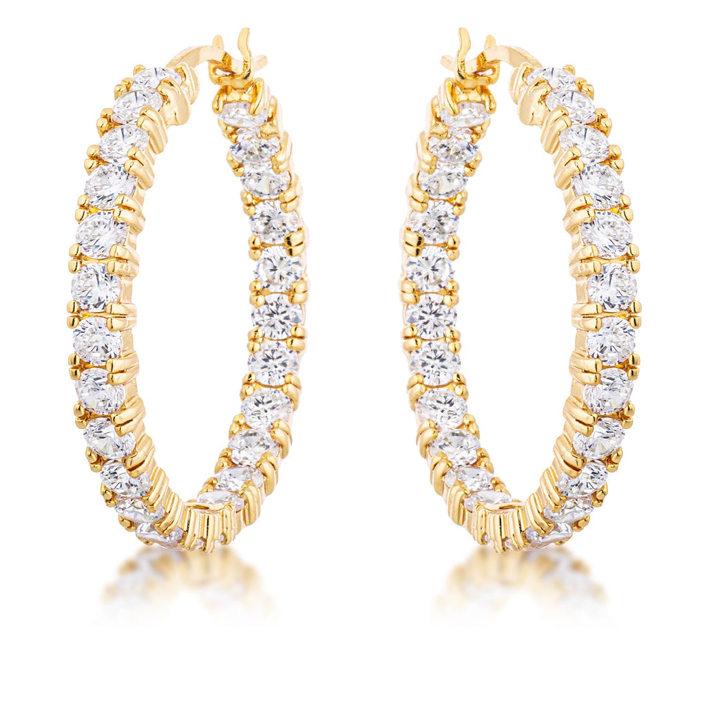 CZ Hoop Earrings