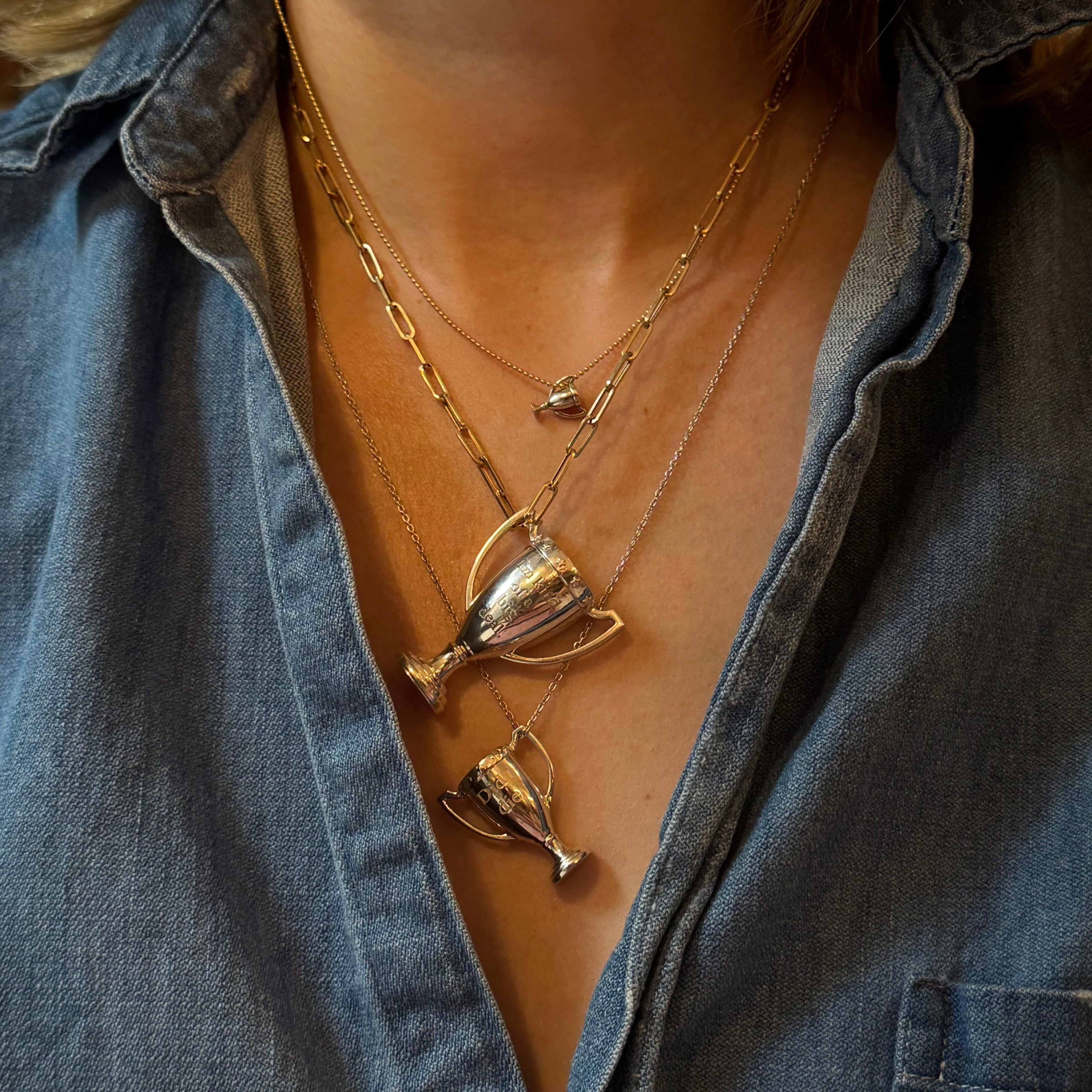Grande Gold Trophy Pendant