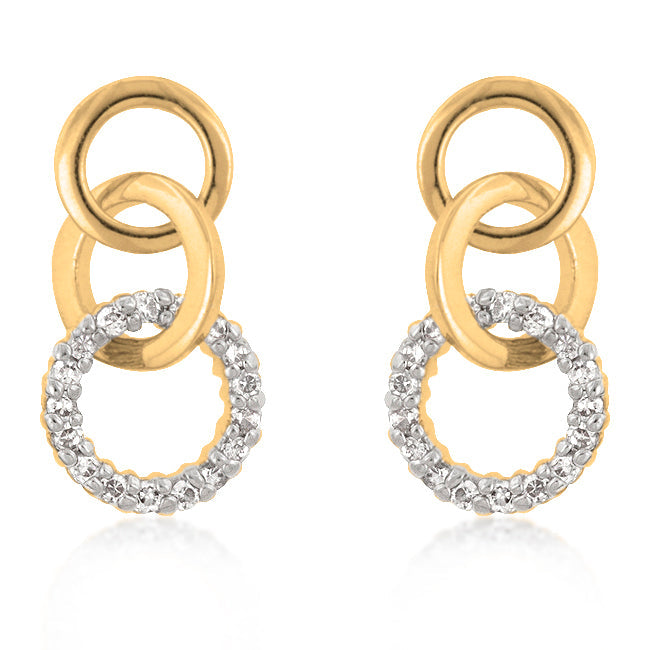 Finish Triplet Hooplet Earrings