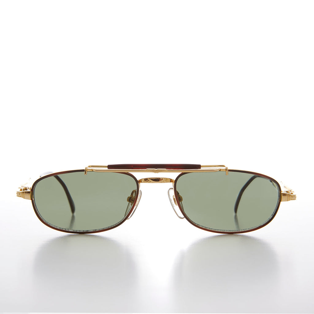 Half Frame Vintage Aviator Deadstock Sunglass - Earl