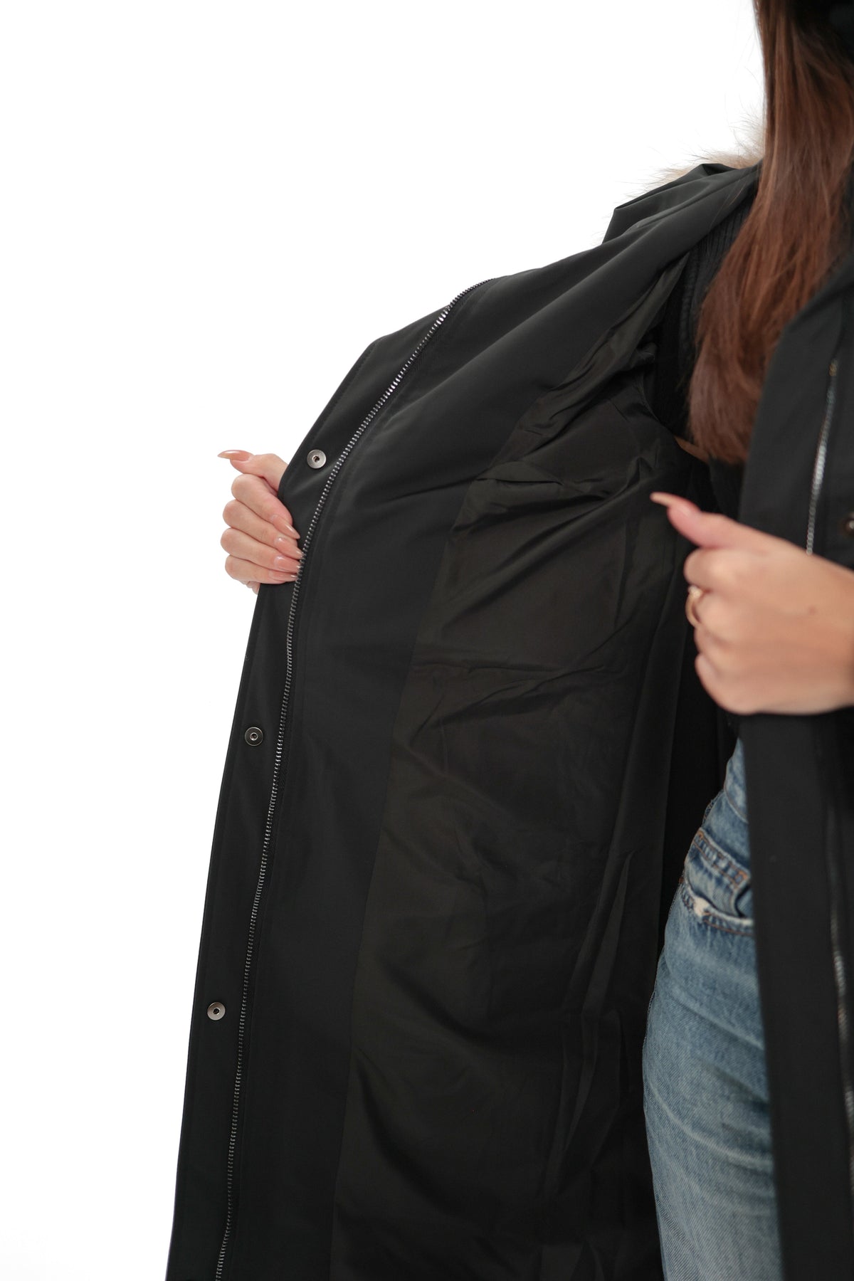Sydney Genuine Fur Trim Down Parka