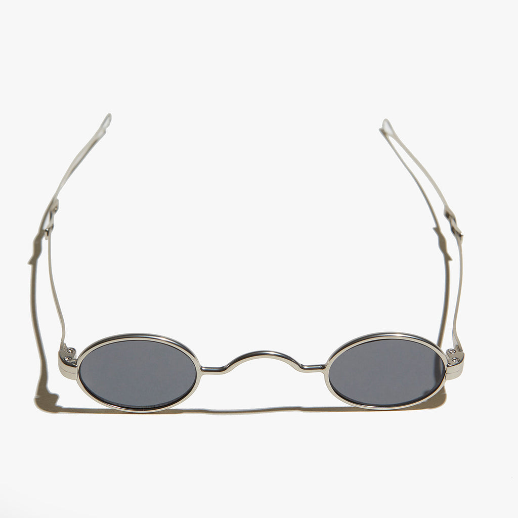 Tiny Oval Spectacle Sunglass with Sliding Temples - Eli