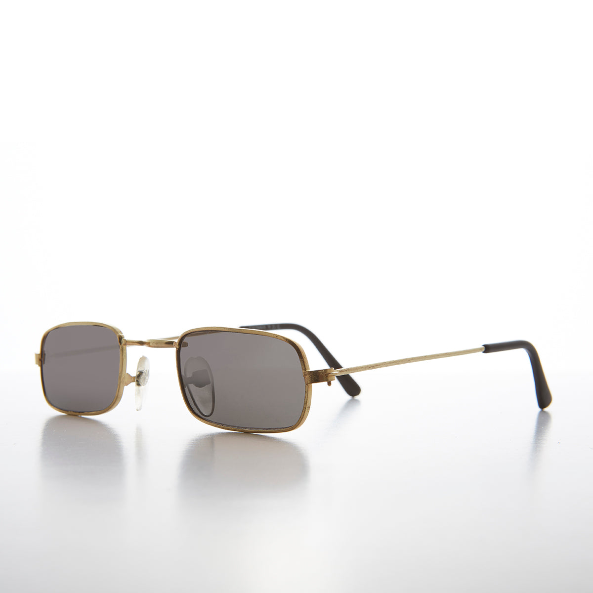 Small Rectangle Vintage Sunglasses - Evan