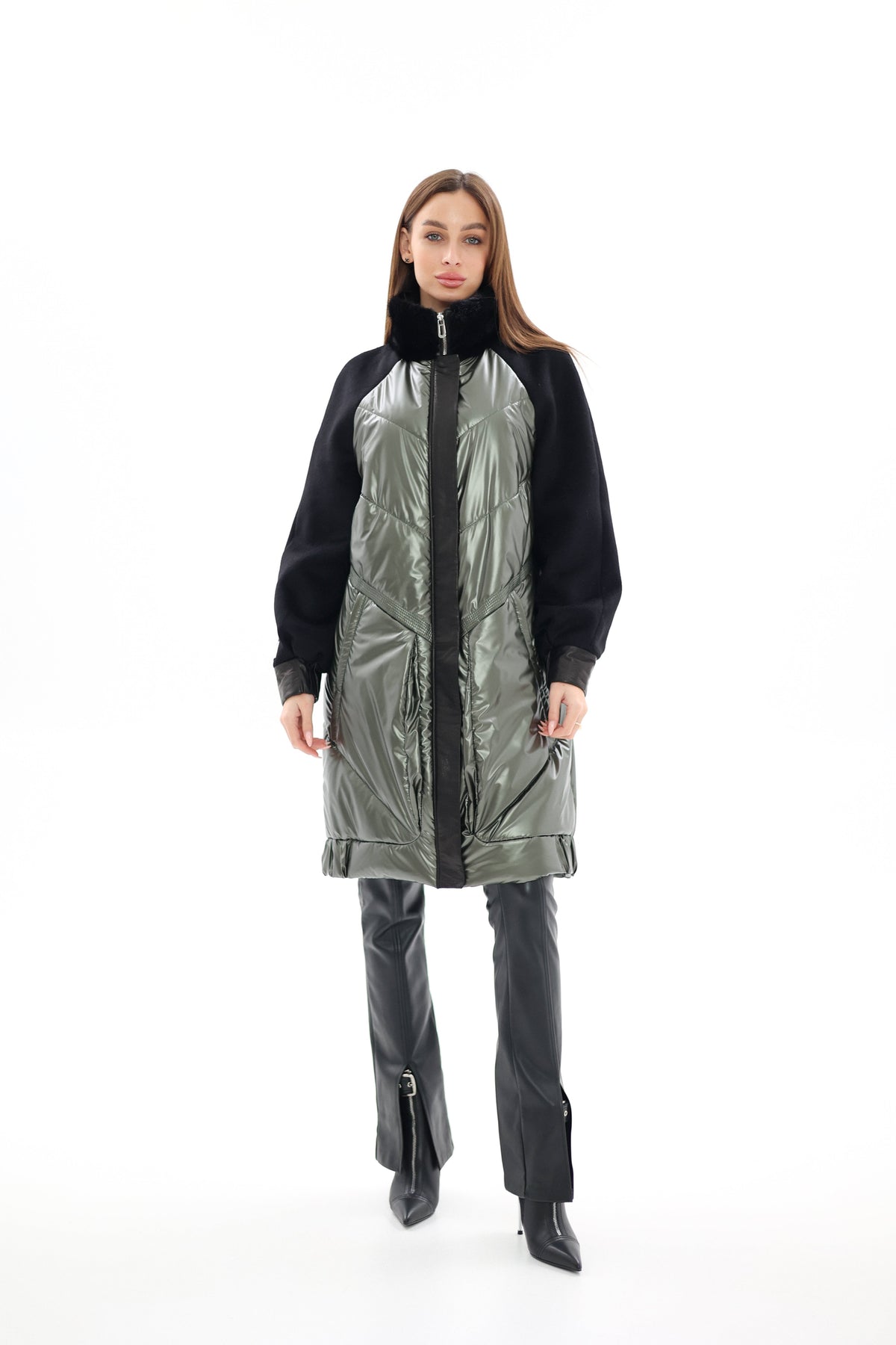 Kopenhagen Fur® Mink Italian Cashmere Wool Vogue Coat