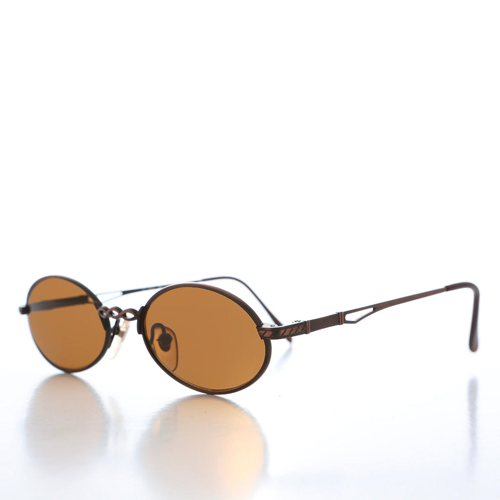 90s Fancy Oval Sunglasses - Fairburn
