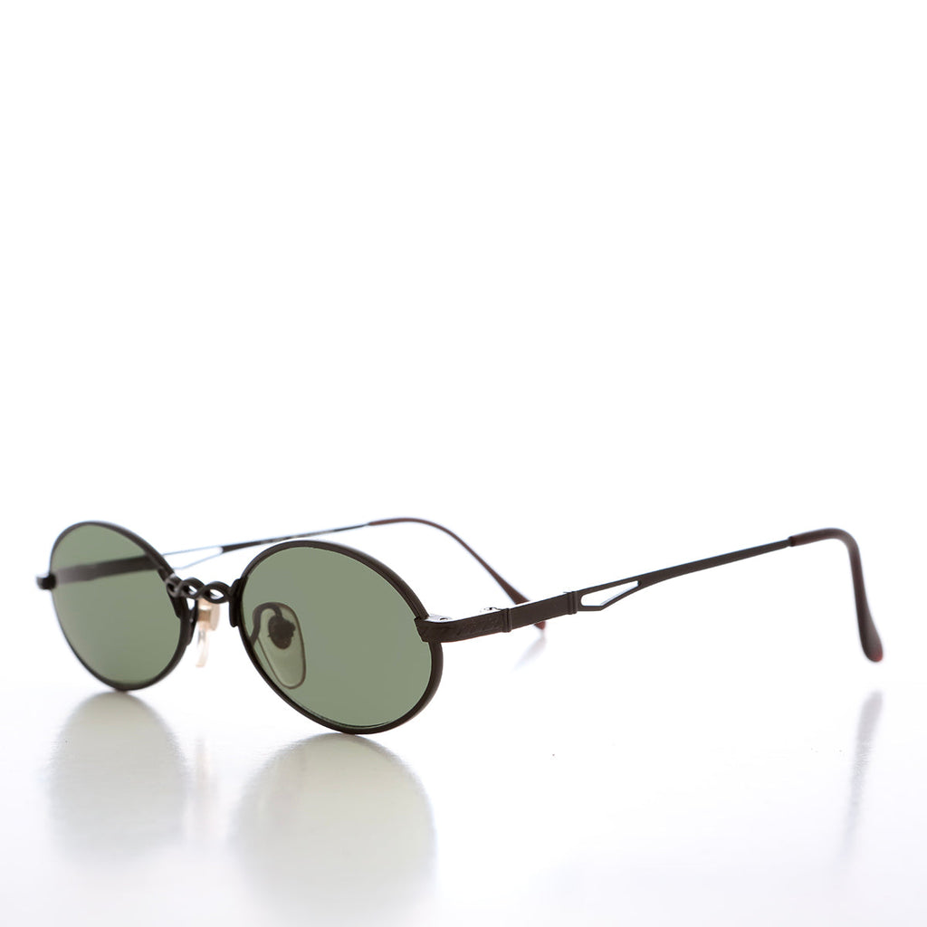 90s Fancy Oval Sunglasses - Fairburn