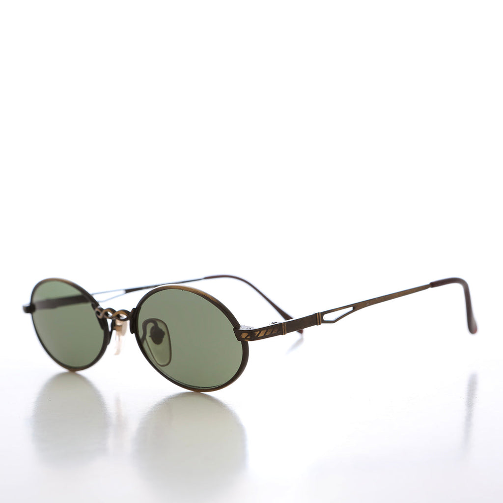 90s Fancy Oval Sunglasses - Fairburn