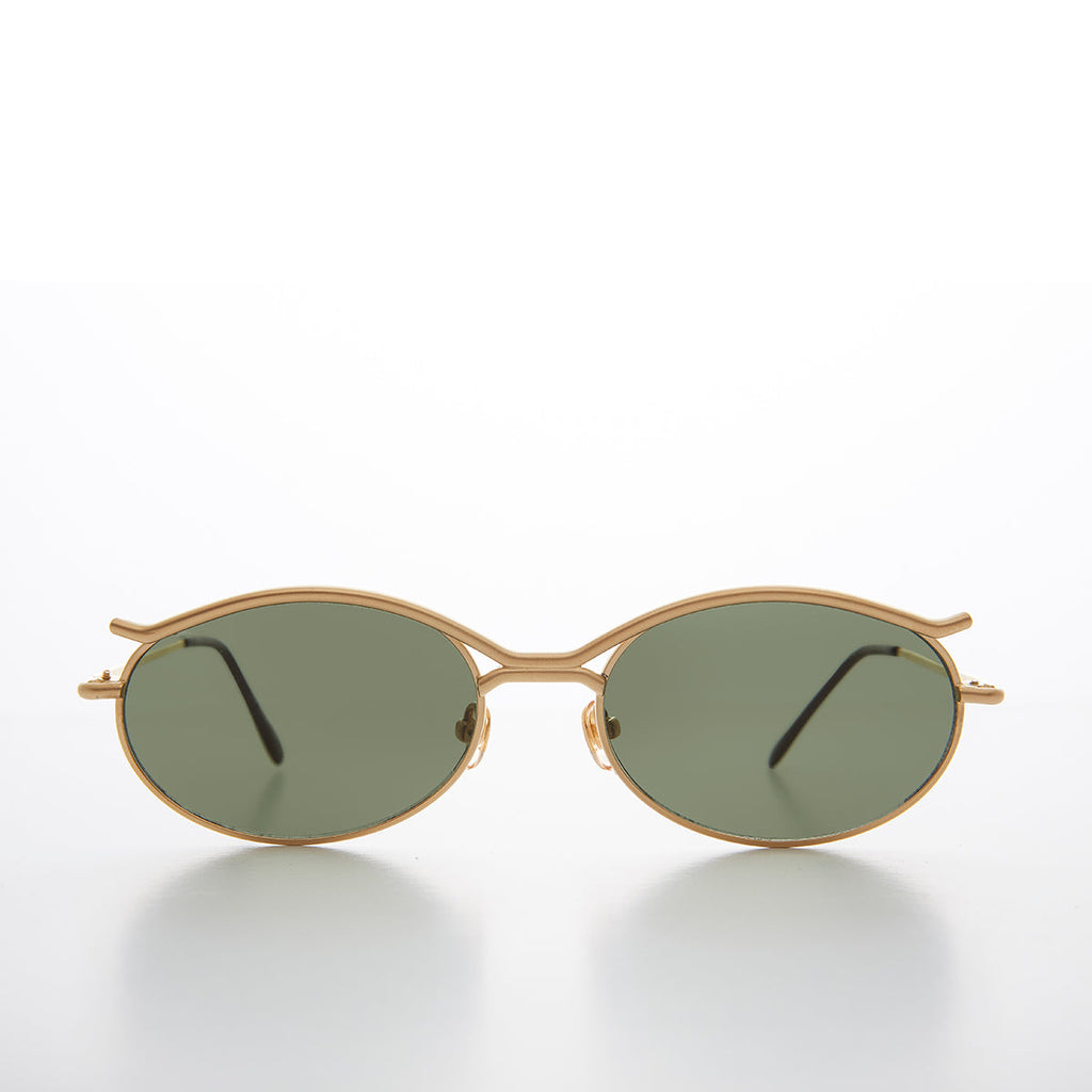 Rare  Oval Vintage 90s Optical Frame Sunglass - Fate