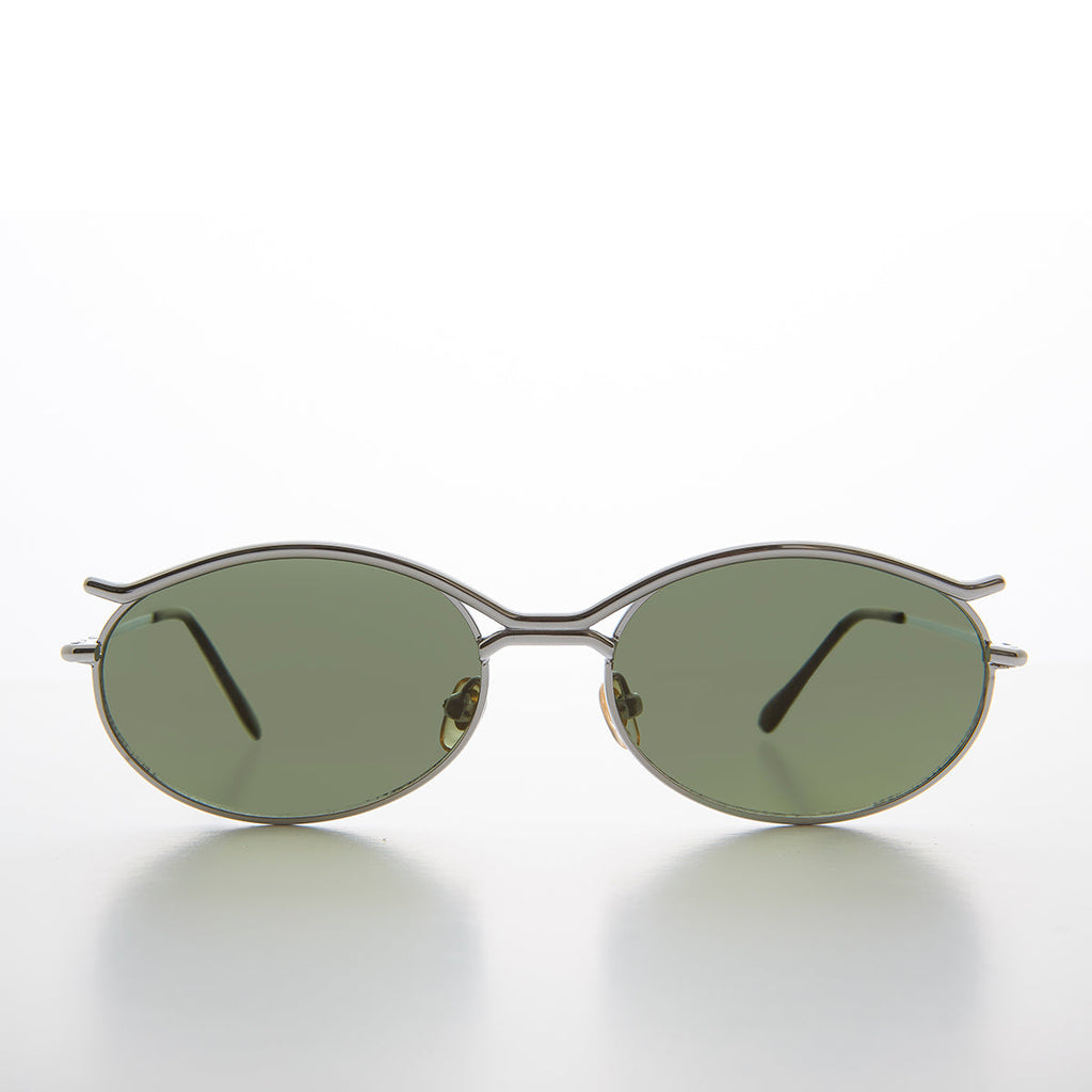 Rare  Oval Vintage 90s Optical Frame Sunglass - Fate