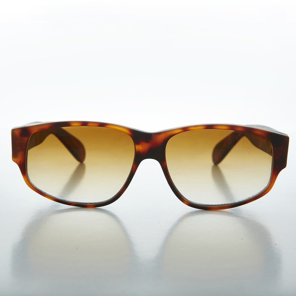 Wide Rectangular Mod Vintage Sunglass - Fez