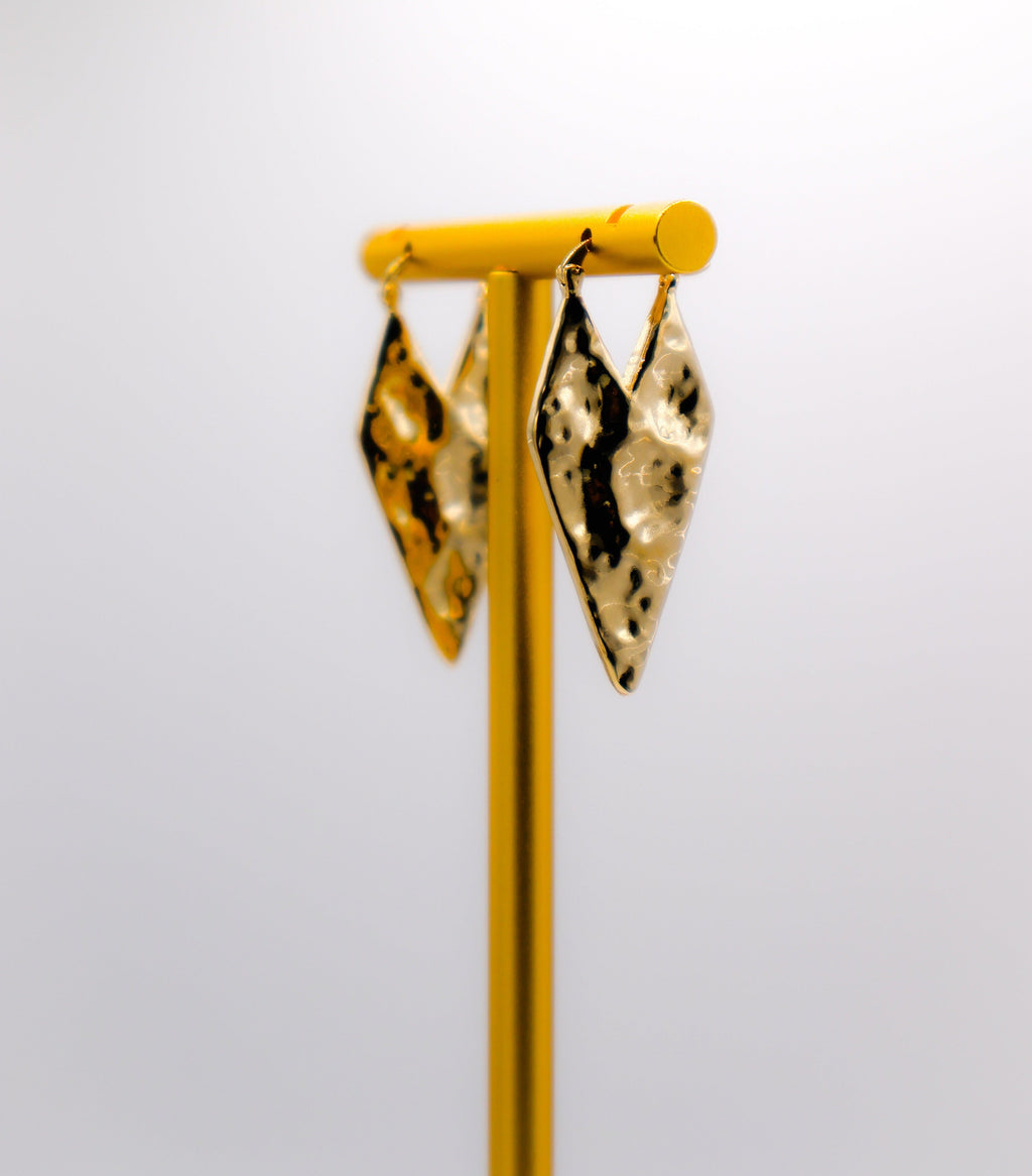 Gold Geometry Glam Earrings – Modern Gold Geometric Jewelry