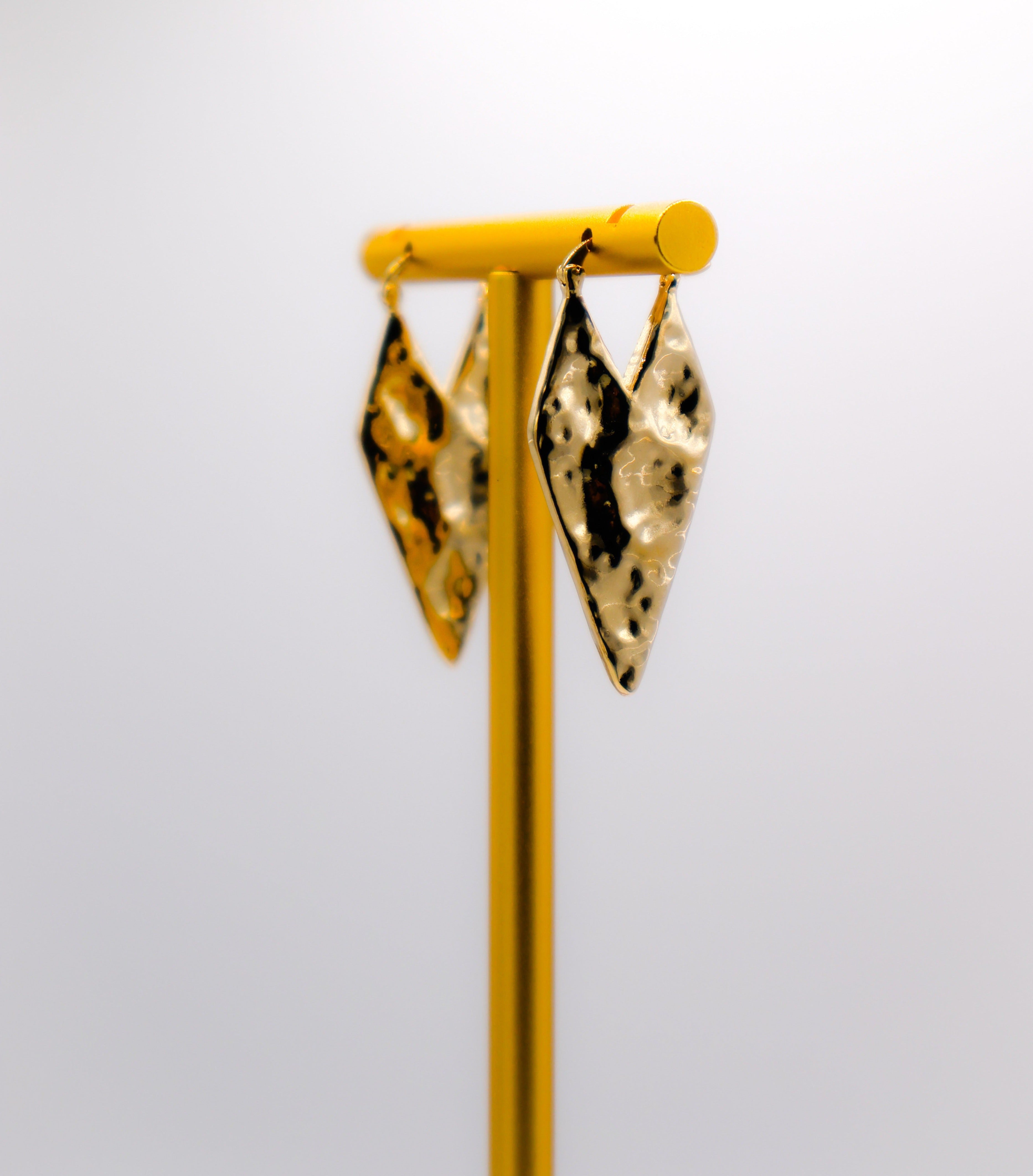 Gold Geometry Glam Earrings – Modern Gold Geometric Jewelry