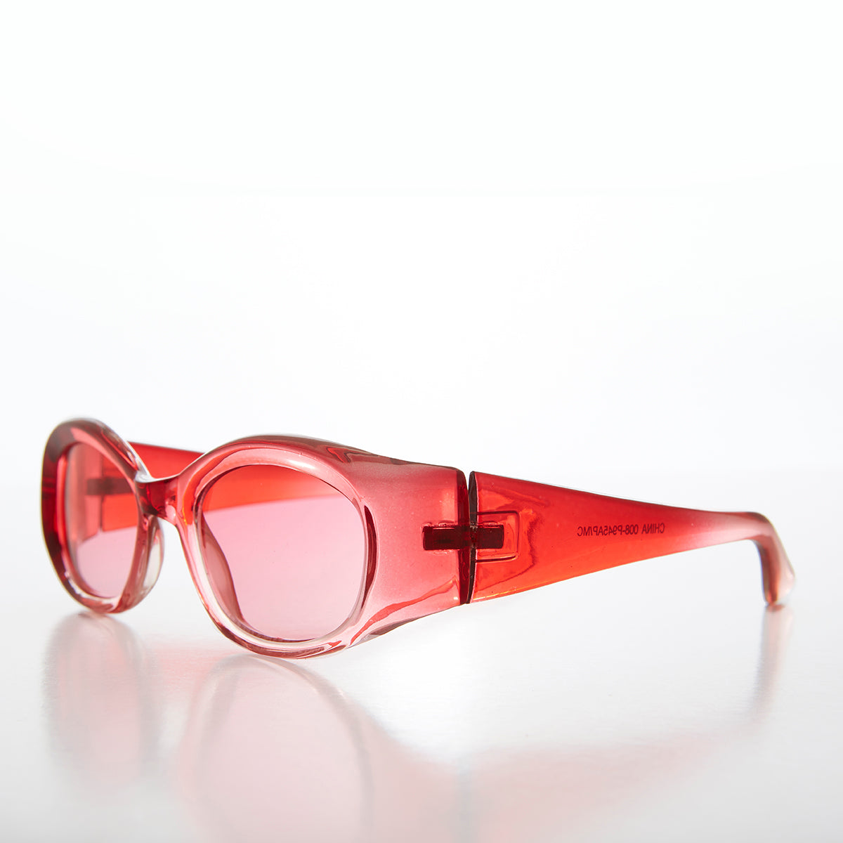 Color Lens Sleek Cat Eye Vintage Sunglasses - Flavia
