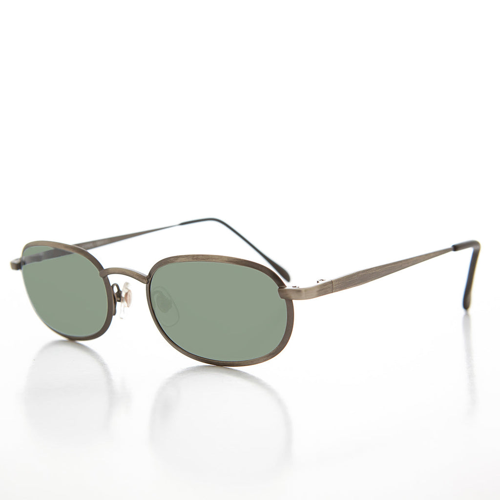 Oval Alloy Vintage Sunglasses - Hall