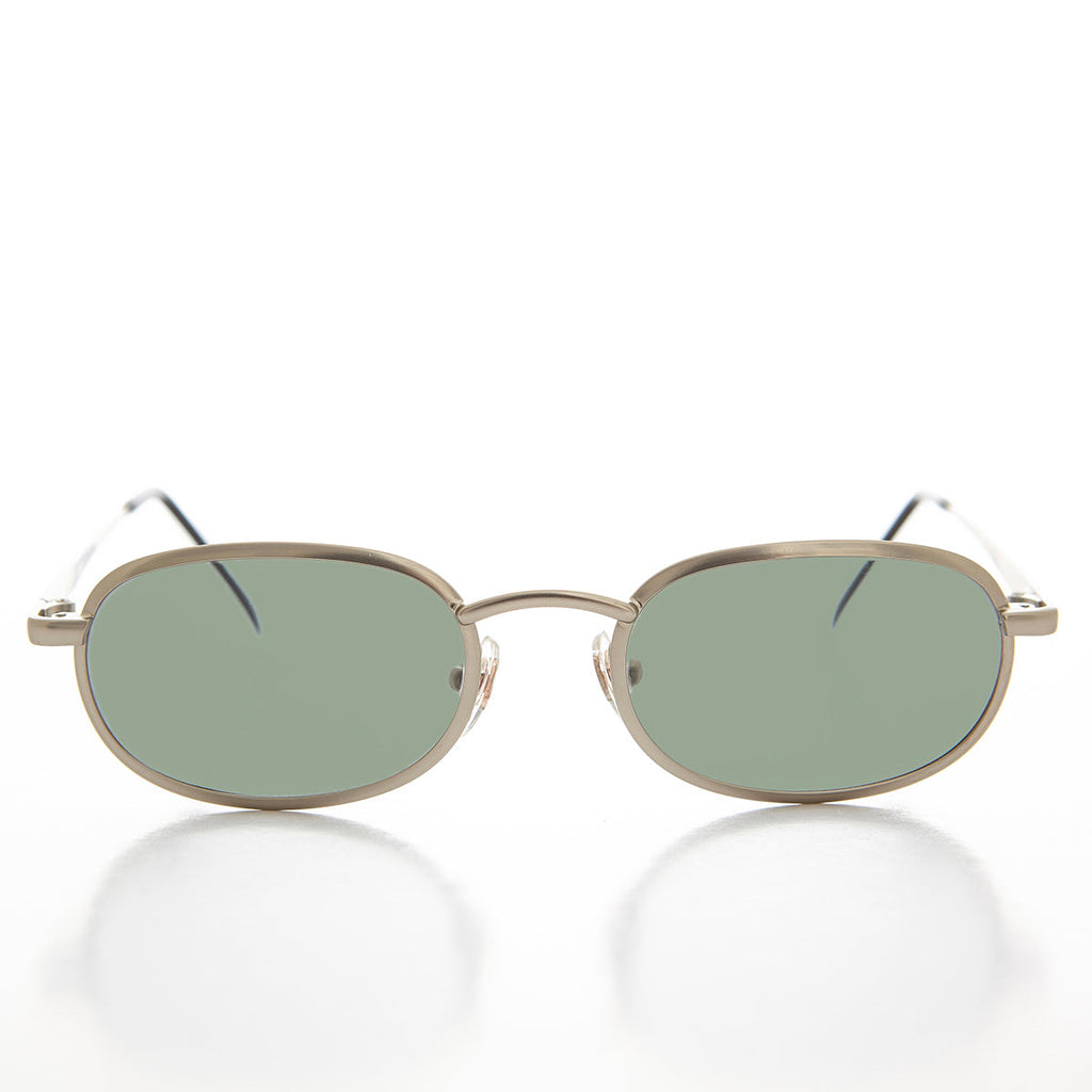 Oval Alloy Vintage Sunglasses - Hall