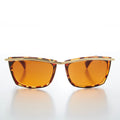 Rectangular Sunglasses with Orange Lens - Weil