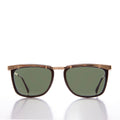 90s Unique Gold Brow Squared Sunglass - Francois