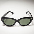 Classic Women's Cat Eye Sunglass with Studs - Frenchy