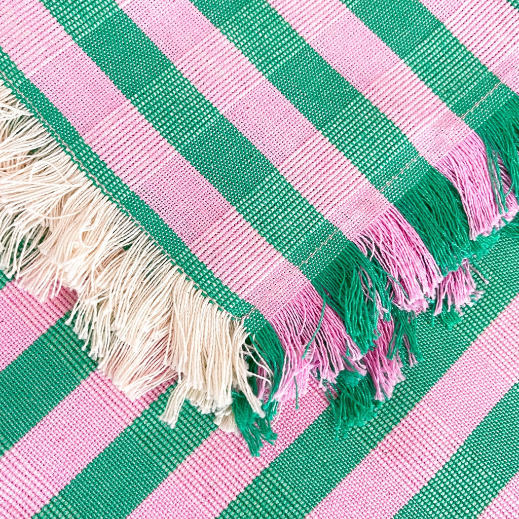 Flora Stripe Party Napkin Set