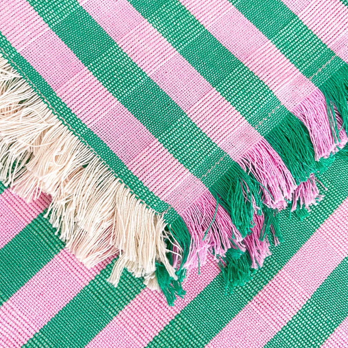 Flora Stripe Party Napkin Set