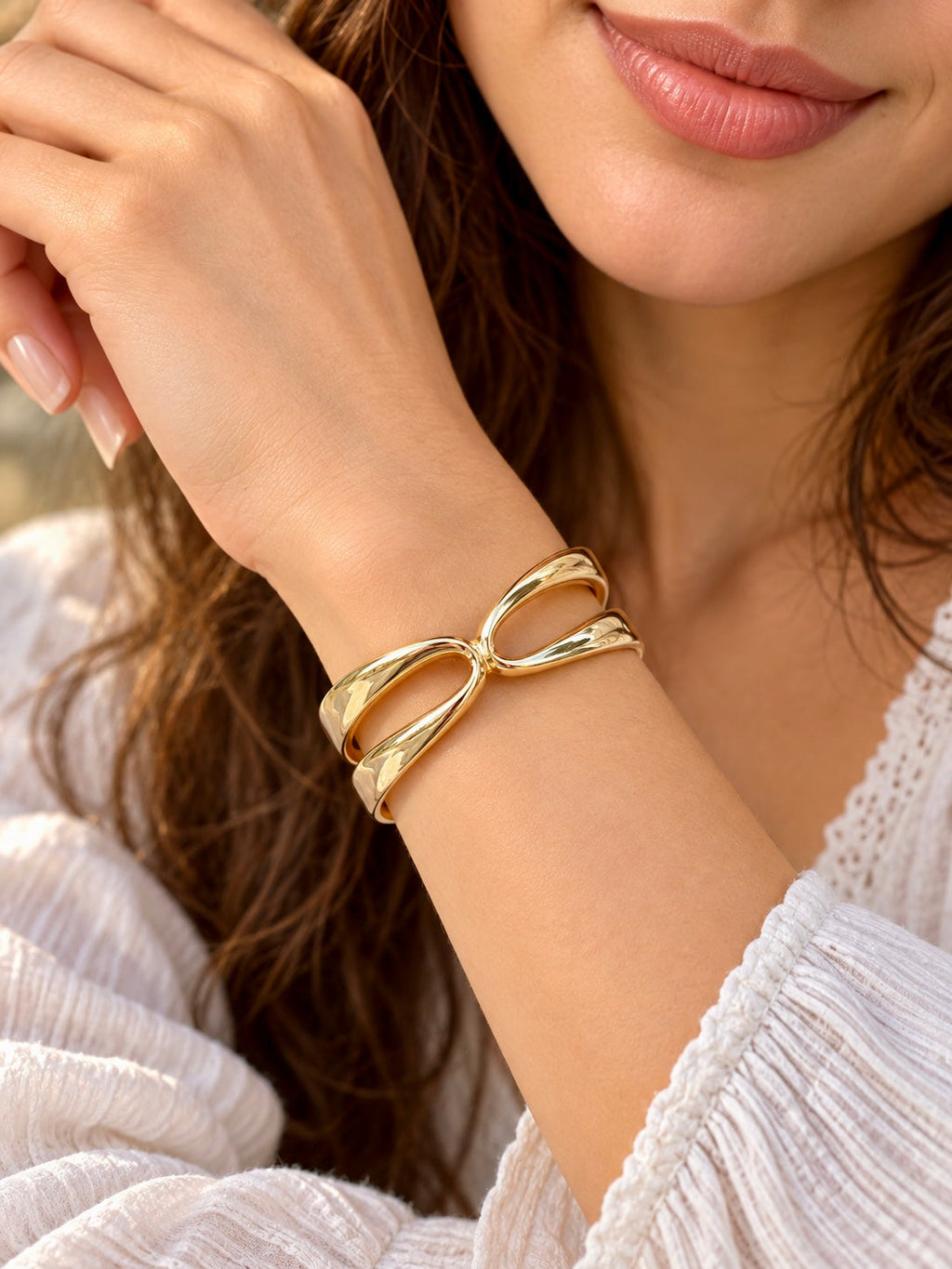 Sterling Silver & Copper Cuff Bracelet