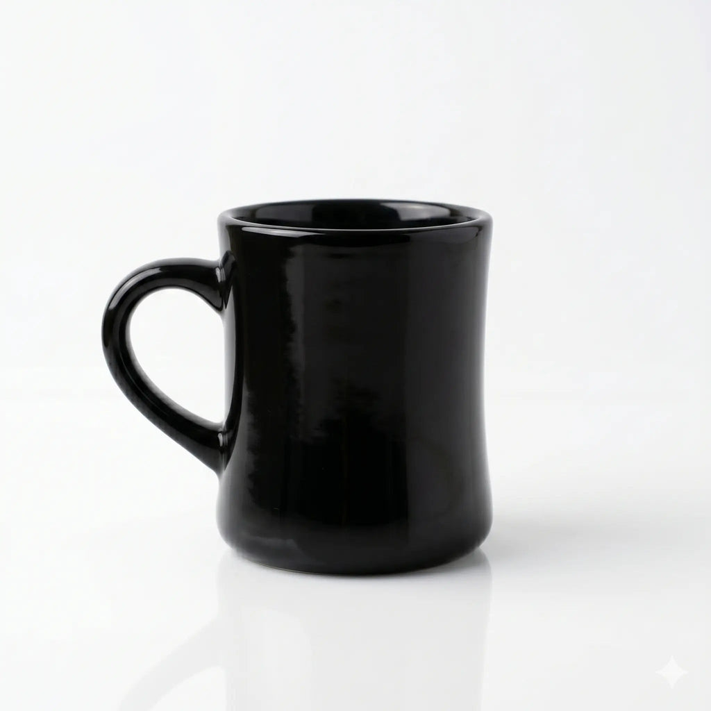 The Founder's Coffee Shop Mug Black & Gold