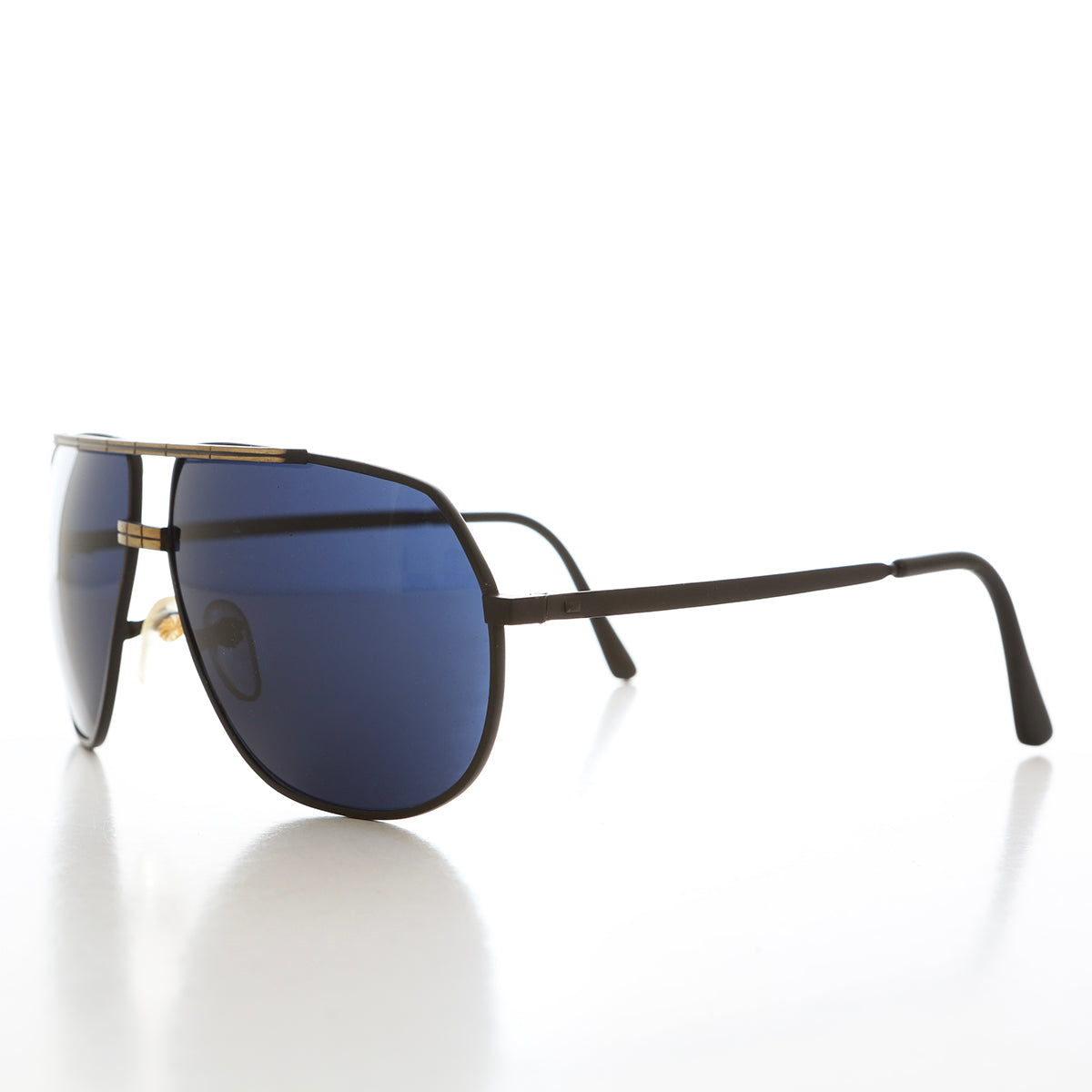 Large Square 80s Aviator Sunglasses - Gibbons