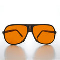 Very 80s Amber Lens Aviator Sunglass  - Condor
