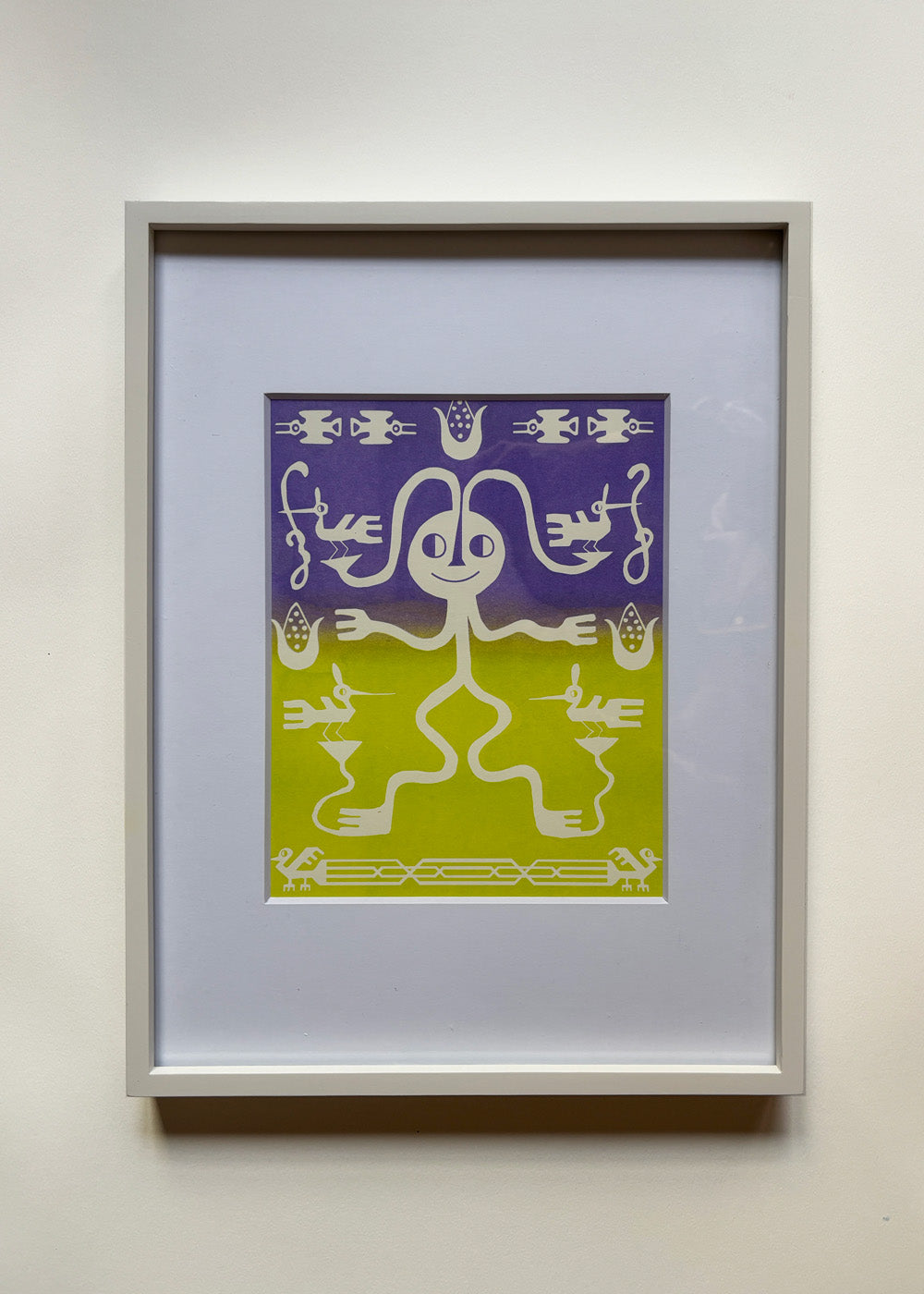 Risograph Print 8" x 10" - "Guiding Spirit"