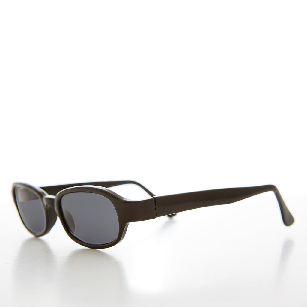 Slim Mod Small Rectangle Vintage 90s Sunglasses - Guppy