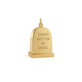 Grande Gold Gravestone Pendant