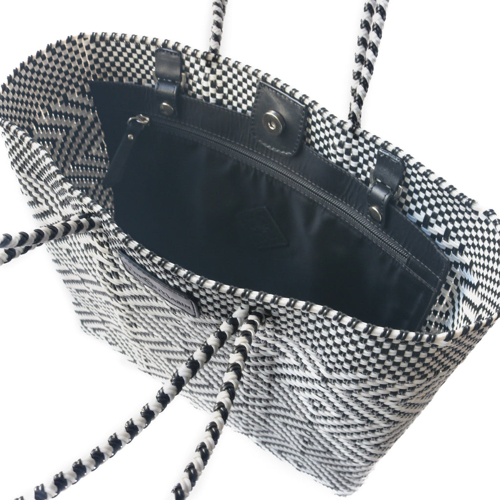 Greca Woven Tote