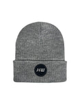 Cuffed Wide Ribbed, Classic Beanie, Koala Gray