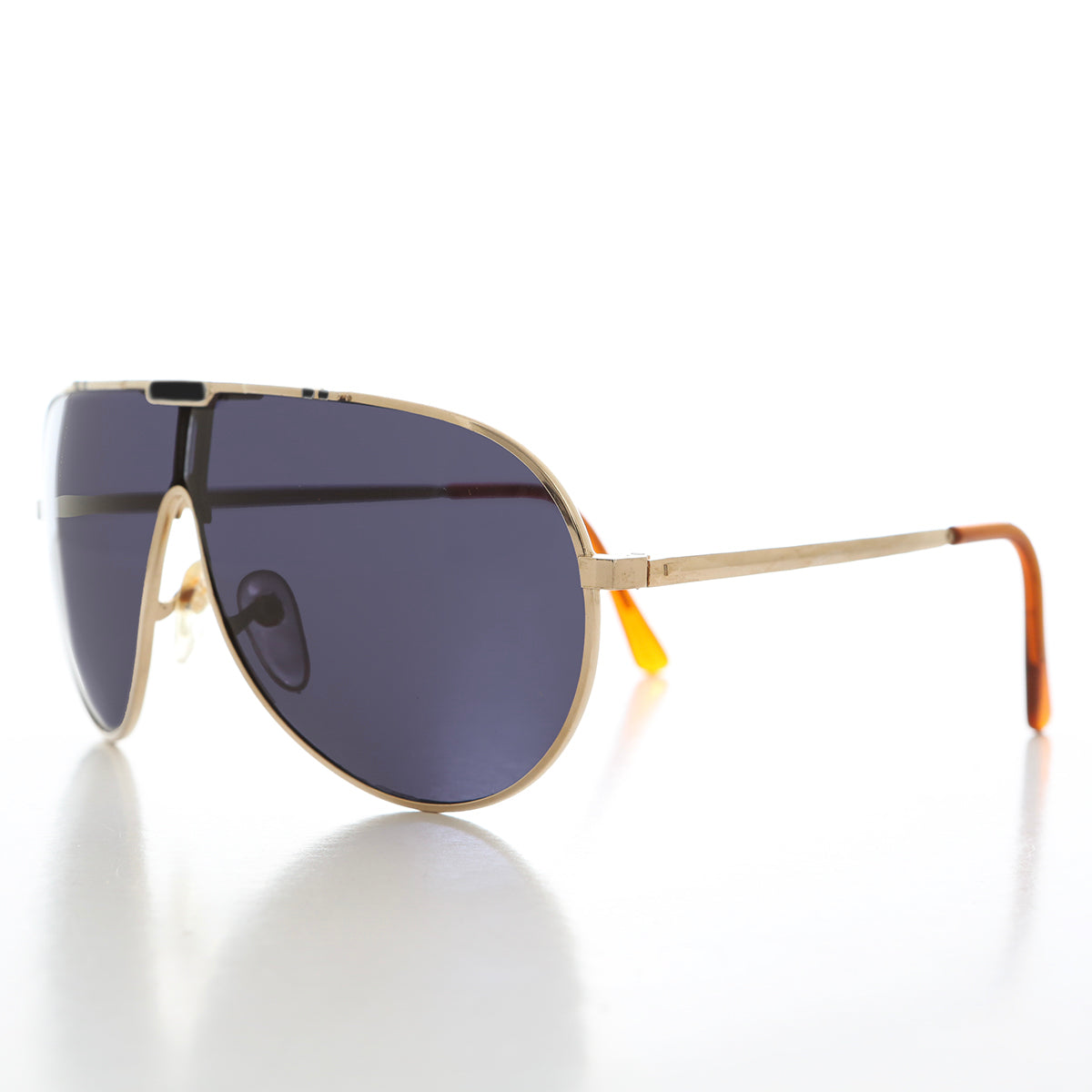 80s Sporty Gold Aviator Sunglasses - Hayne