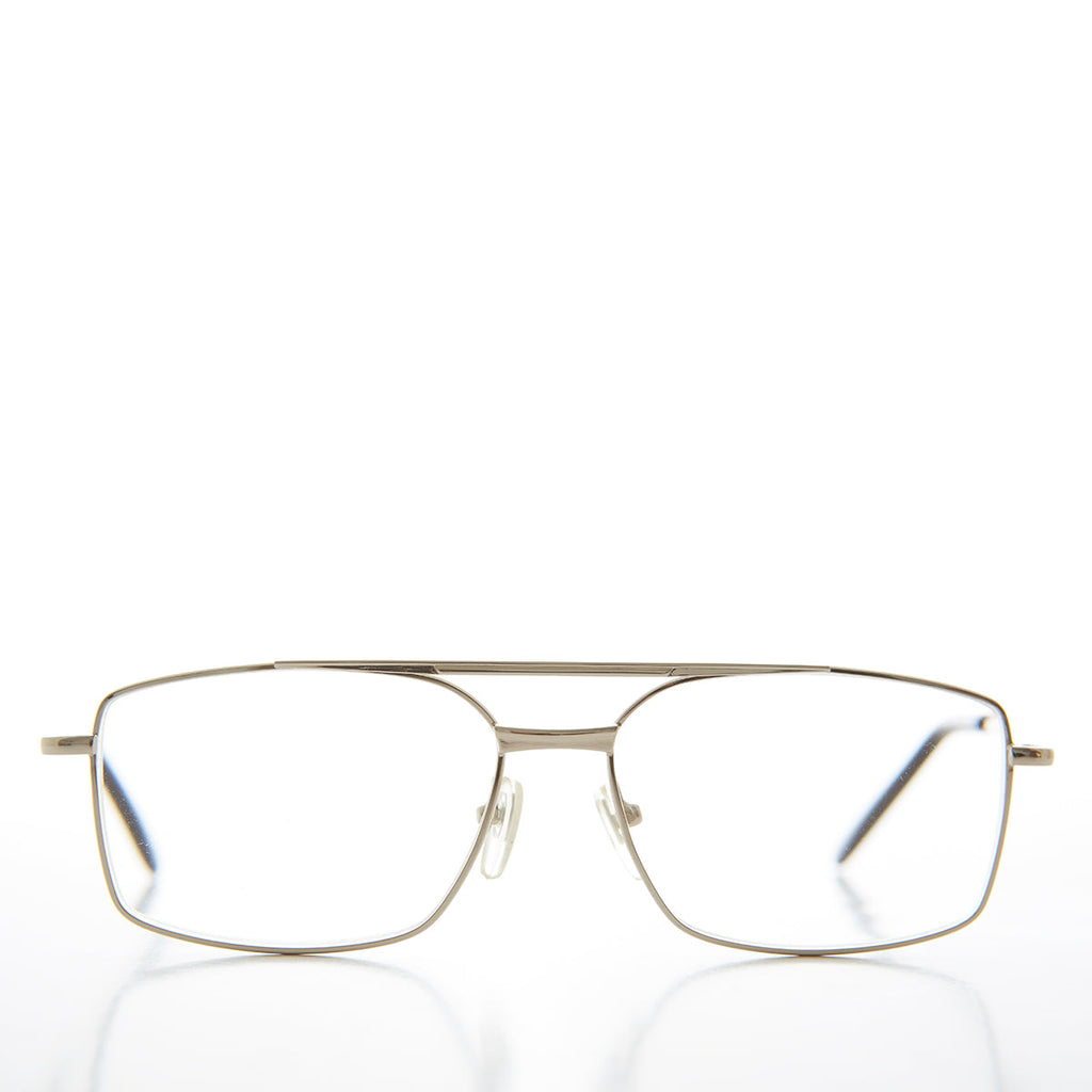 Rectangle Aviator Reading Glasses - Henry