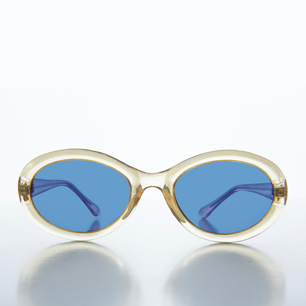 Classic Oval Unisex Clout 90s Sunglasses - Hilda
