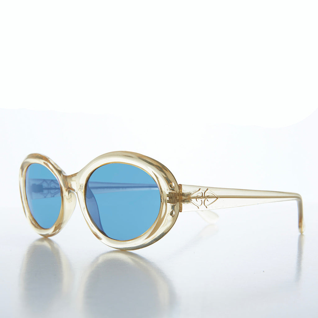 Classic Oval Unisex Clout 90s Sunglasses - Hilda