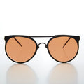 Round Aviator Sunglasses with Copper Lens - Hinkle