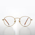 Gold Round Classic Polo Shape Reading Glasses - Hodges
