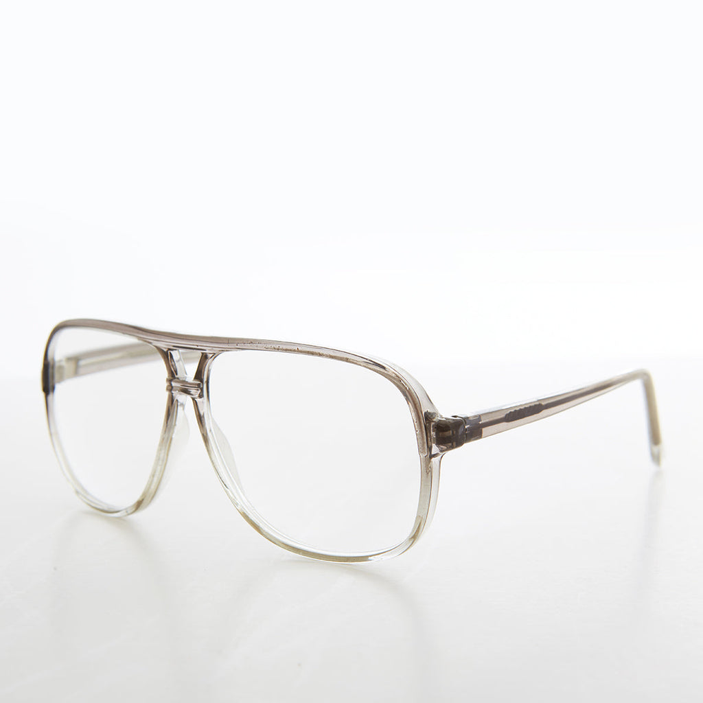 Square Retro Aviator Reading Glasses - Hux