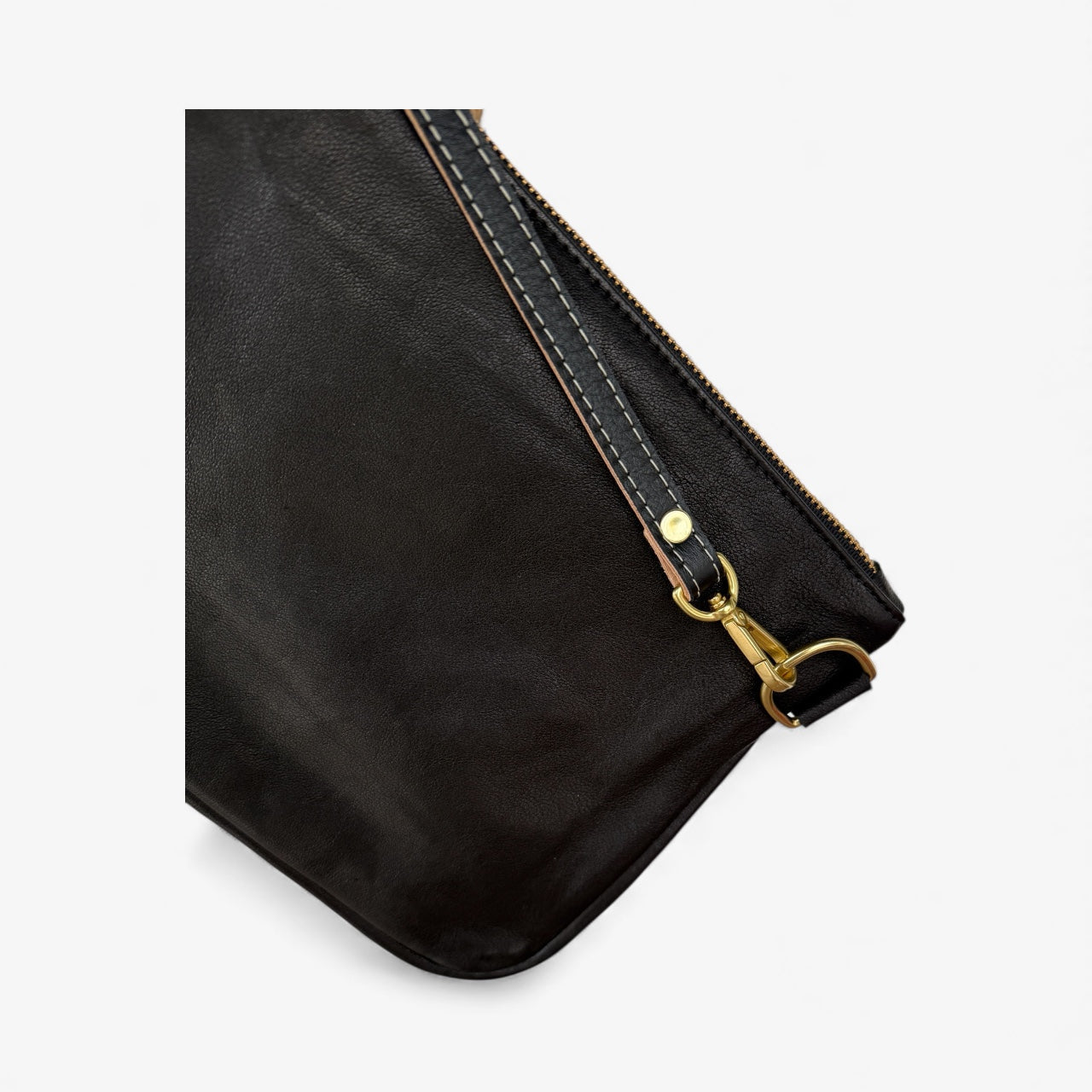 Alice Crossbody Bag, Black Leather