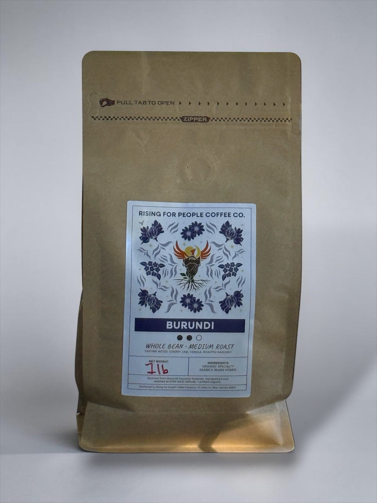 Burundi — Whole Bean, Medium Roast Coffee