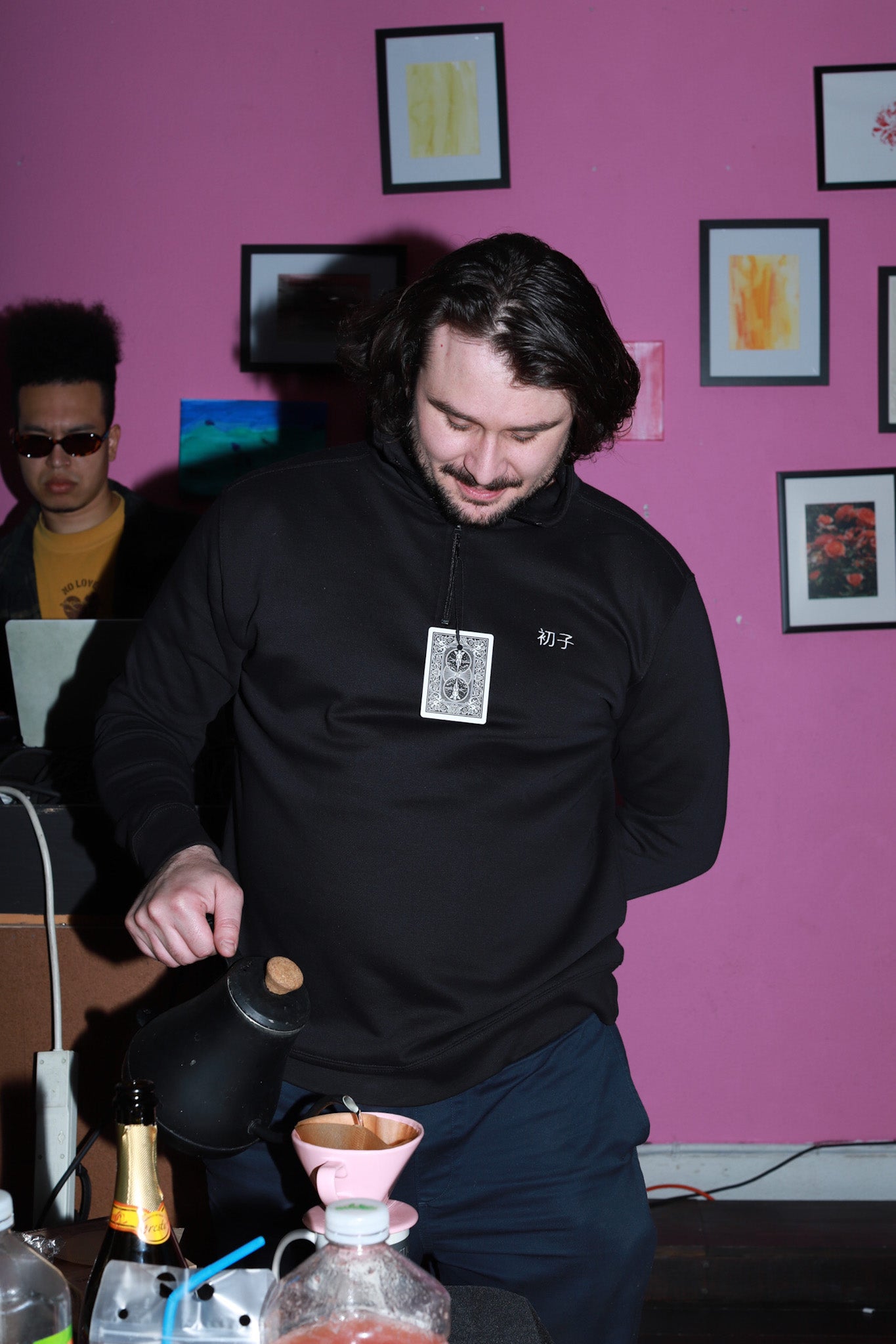 初子 (Hatsuko) Unisex Quarter Zip Fleece